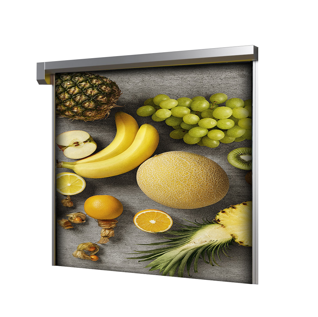 Supermarket doors for discount area