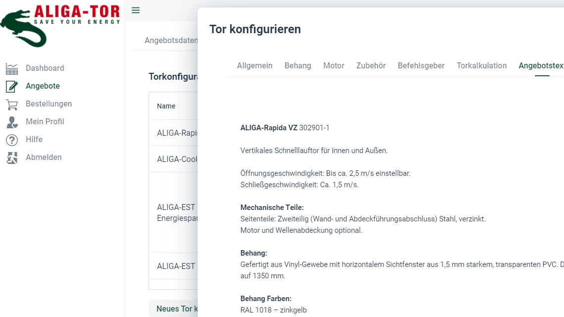 Aliga-Tor GmbH Messe Stuttgart Tor Schnelllauftor Energie sparen Brandschutz Fluchtweg Tiefkühl Kühlraum